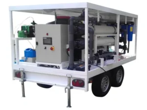 mobile reverse osmosis trailer car watertreatment
