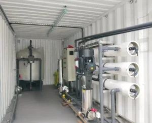 containerizede reverse osmosis inside