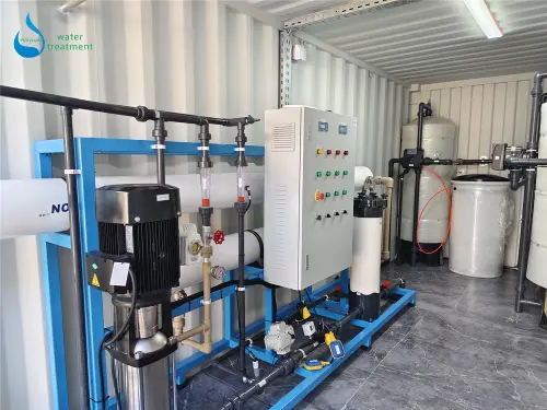 mobile reverse osmosis water treatment plant