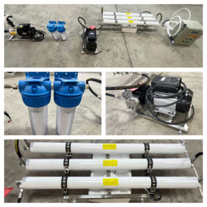 150L/H skid-free seawater maker